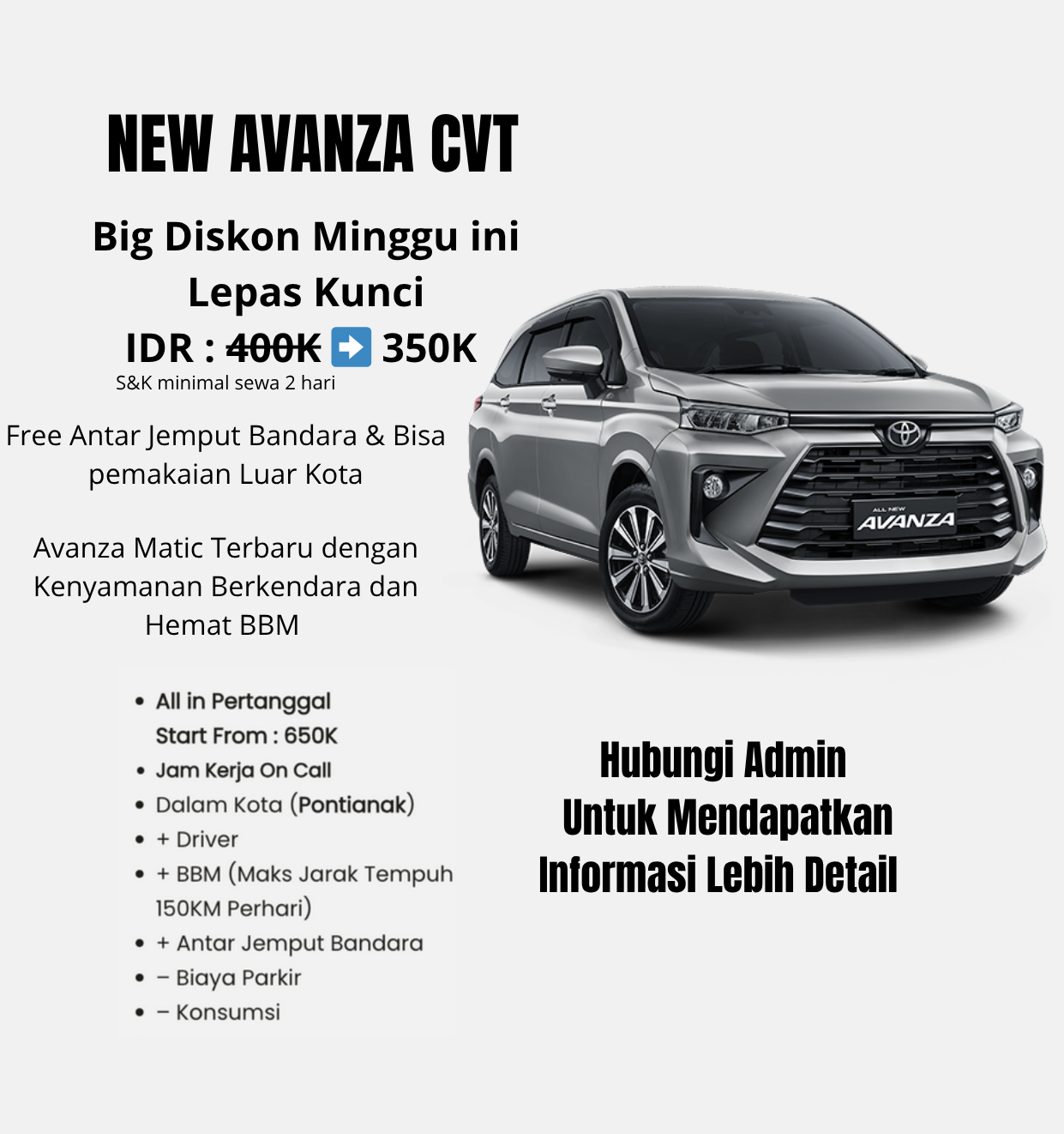 Rental mobil Pontianak